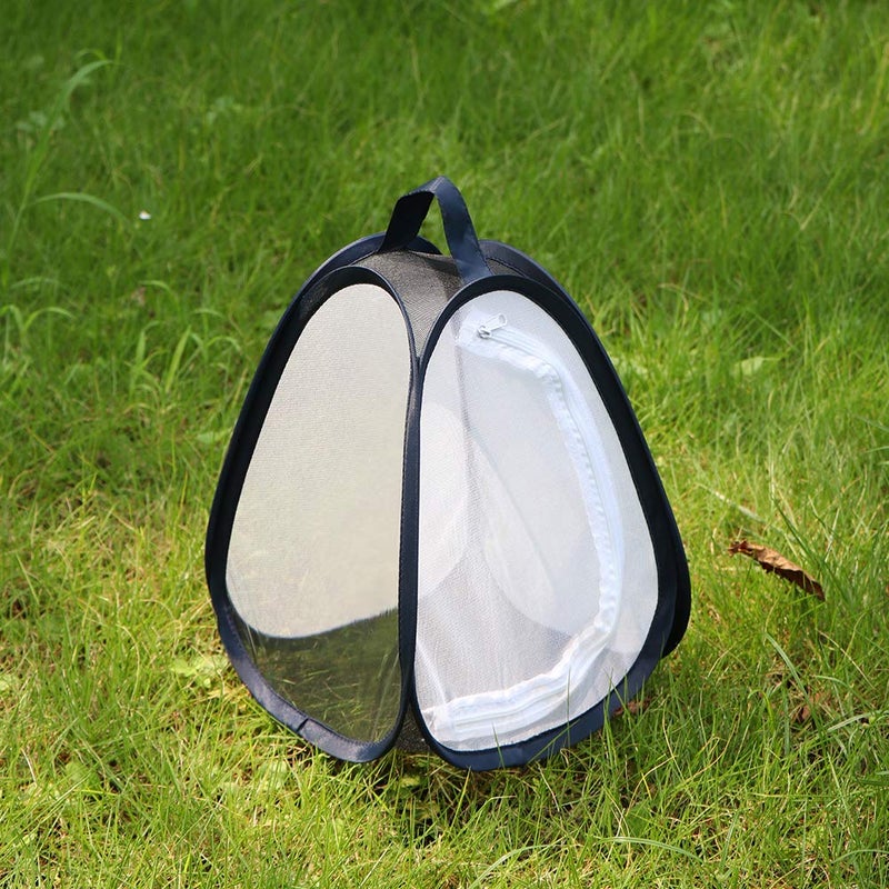 RESTCLOUD Mini Butterfly Habitat, Insect Mesh Cage, Bug Terrarium Pop Up 7.5" x 11" Tall - Image 2